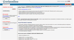 Desktop Screenshot of pptt.devizonline.ro